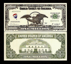 USA $1000000 DOLLAR 1997 LimitedEdition UNC BA Banknote Canada FORTKNOX Souvenir