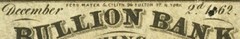 OBSOLETE – 50c BULLION BANK, WASHINGTON, DC – CUSTOMER ISSUE – 1862 – CIVIL WAR