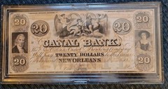 Canal Bank of New Orleans, Louisiana $20 Uncirculated Nice Gradable Note
