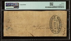 1840s ILLINOIS Springfield, Public Works Office Obsolete Banknote Currency, PMG