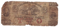 U.S. (Adrian, MI) – August 1st, 1853 $2.00 Banknote (Railroad Bank)