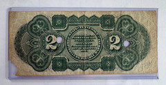 May 1875 $2 two dollars Reconstruction State Of Tennessee «payable warrant»