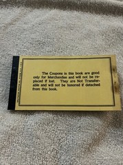 Vintage $25 Mercantile Coupon Book Southern Coupon Co B’ham Alabama