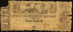 OH $2 The LEBANON-MIAMI Banking Co. Ohio April 27th, 1841 Haxby OH-255 G30