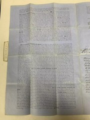 1863 New York City Land Deed Lease with Cancelled Stamps