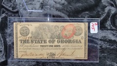 CR-15 25 Cents Georgia Obsolete Bank Note Z145 KVE Investments, LLC