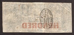 1861 $100 Bank of the State of South Carolina Charleston, SC – VF Cancelled