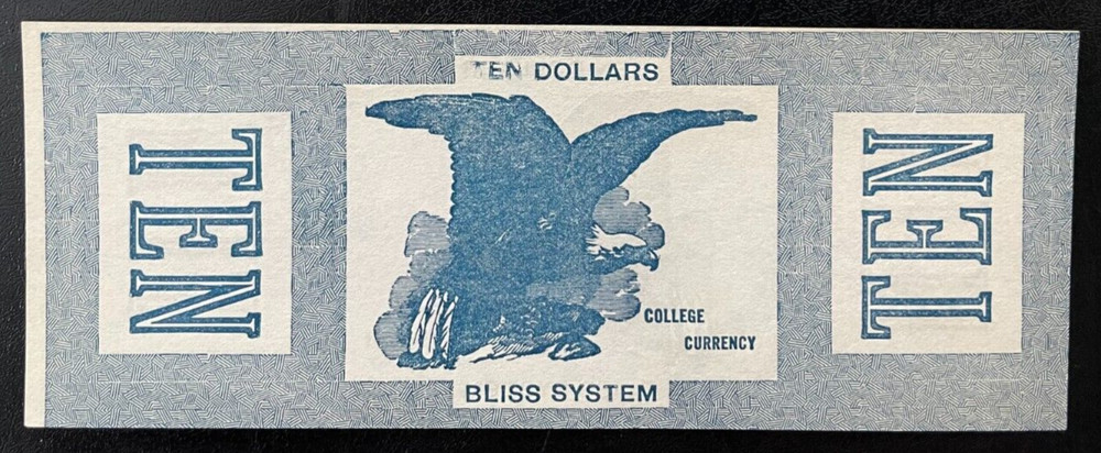 Bliss Business College $10 (Lewiston, Maine) Schingoethe ME250-10.