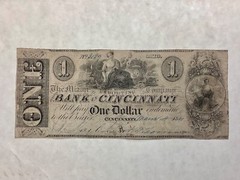 ~ 1841 Miami Exporting Co. – Bank of Cincinnati – Cincinnati, Ohio