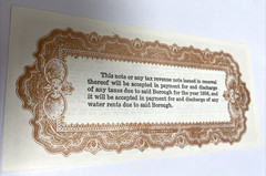 1936 $10 Depression Scrip County of Borough of Lodi Jersey Note (Dec. 1939)