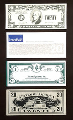 Rare ATM TEST CURRENCY Collection – Notes for ATM Calibration – 4 Different!