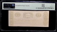 1837 PENNSYLVANIA Marietta Barr Spangler 25c Banknote Obsolete Currency, PMG 66