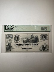 Pahquioque Bank Danbury CT $1 18__ Reprint Choice About New 58 PPQ