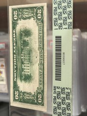 1929 $20 Twenty Dollar Bill PMG Certified St. Louis Missouri 45 PPQ