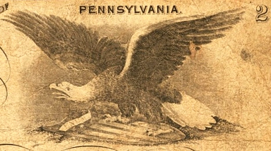 PA $2 PHILADELPHIA The Union Bank Dec. 1, 1861 Spurious Haxby PA-505 S5 SENC