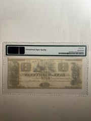 Bank Of Washtenaw Michigan Ann Arbor $1 1830s Remainder Choice Uncirculated EPQ