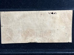 1863 25 Cents Montgomery Alabama Red 3rd Series Serial #15240 Plate M Map Tree