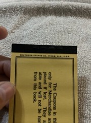 Vintage $25 Mercantile Coupon Book Southern Coupon Co B’ham Alabama