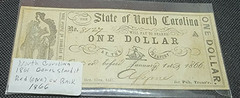 1861 $1.00 STATE OF NORTH CAROLINA NOTE, SEE PICTURES SE131
