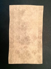 ~ 1830s Five Dollars $5 Banknote Sheet – The Bank of Augusta – Augusta, Georgia