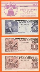 Food Stamp Coupons Book $7.00 1986 A USDA Scrip B37708562C M/C I TOKEN