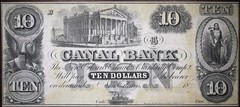 18__ $10 Canal Bank New Orleans Canal Banking Company Obsolete P243