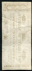 1862 25 TWENTY FIVE CENTS THE COUNTY OF AUGUSTA STAUNTON, VA OBSOLETE SCRIP
