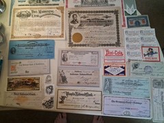 Ephemera 🪙 RARE 1800-1900’s Stocks Checks Bond Coupons 35+ Items RETAILS $189