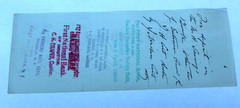 1899 RHINEBECK, NY 1ST NATL BANK BRIGHT XF+ VERY NICE CRISP PAID REVENUE STAMP
