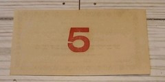 1890s 5 Cent Equitable Coal Company Ltd PA Paper Scrip Obsolete Blank RARE