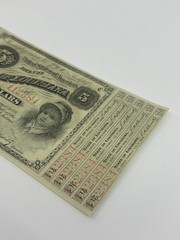 State of Louisiana 1870s ‘Baby Bond’ $5 US Vintage 5 Dollar Currency