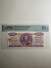 Military Payment Certificate Second Printing Series 692 $20 Choice Very Fine