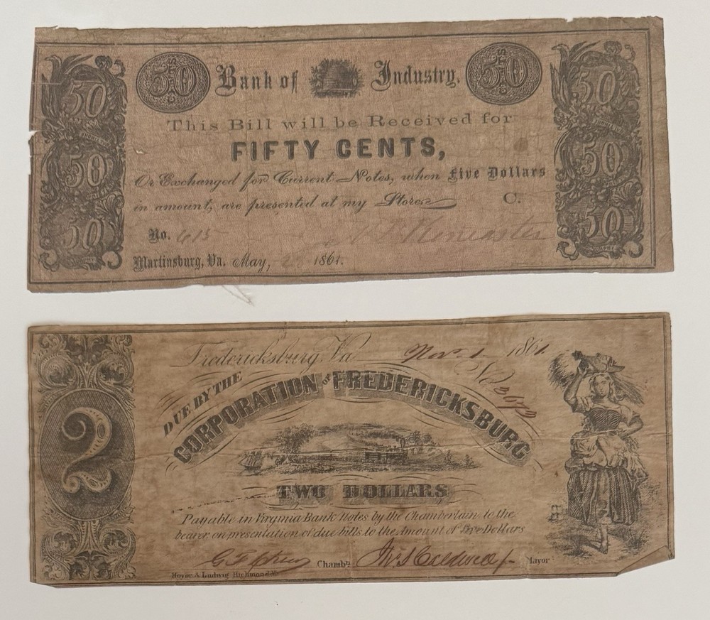 Civil War Era Municipal Notes