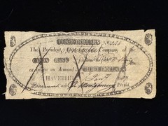 1807 COOS BANK $3.00 PROMISSORY NOTE CONTEMPORANEOUS COUNTERFEIT