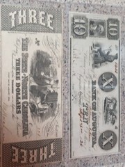 Obsolete Lot 3 Gradable Notes 1836/1866/1861 UNC Condition