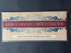 AMERICA’S OBSOLETE CURRENCY COLLECTION – 1928 TWO DOLLAR RED SEAL NOTE