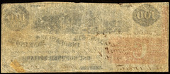 GA $100 The AUGUSTA Insurance & Banking Co Georgia Oct 10, 1855 Haxby GA-35 G54a