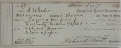 1876 CHECK, STATE OF IOWA, BOONE COUNTY E2