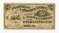 50c Magnolia Association – Mobile, ALABAMA Note