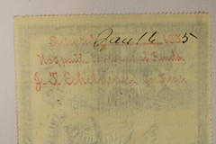 Auditor’s State Office Treasurer of Klickitat County Funds WT 1884 1800s Antique