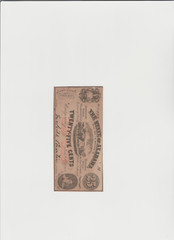 1863 25¢ The State of Alabama Montgomery, AL Obsolete Note Lightly circulated
