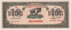 Five consecutive 101 Ranch Scrip from 1924, sharp corners, crisp , 100% legit!