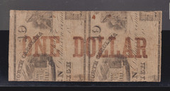 $1 1861 CSA BILL North Carolina ONE DOLLAR NOTE Large CR26 Raleigh NC $10 Bills