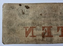 Rare 1851 $10 Obsolete Banknote – The Bank of South Carolina (Charleston) #184