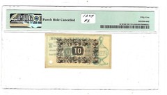 Maine Portland Crosman & Poor Scrip 10 Cent PMG 55 Remainder