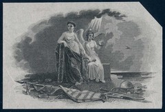Early Vignette proof on india, Commerce, Draper, Toppan, Longacre & Co. 1835