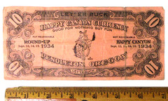 1934 PENDLETON OREGON RODEO «Happy Canyon Currency» l1