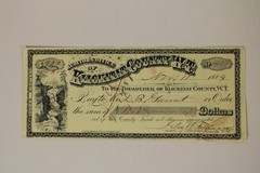 Auditor’s State Office Treasurer of Klickitat County Funds WT 1884 1800s Antique