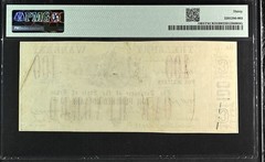1863 $100 Texas Treasury Warrant Obsolete Paper Currency Cr TX-35 – PMG VF30