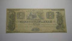 $1 1835 Ann Arbor Michigan Obsolete Currency Bank Note Bill! Washtenaw Bank UNC+